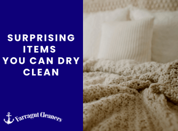 Surprising Items You Can Dry Clean