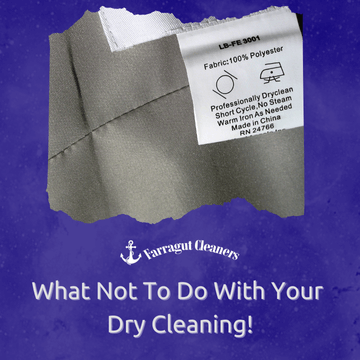What Not To Do With Your Dry Cleaning!